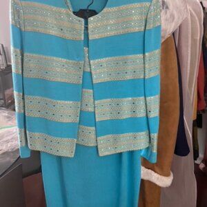 tank top, long skirt and jacket